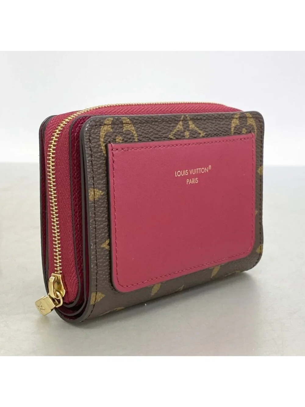 Louis Vuitton Wallet Monogram Portefeuille Lou Fuchsia